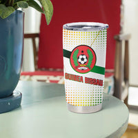 Guinea Bissau Tumbler Cup with White Green Red Gradient Design - Wonder Print Shop