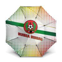 Guinea Bissau Umbrella with White Green Red Gradient Design - Wonder Print Shop