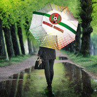 Guinea Bissau Umbrella with White Green Red Gradient Design - Wonder Print Shop