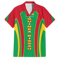 Guinea Bissau Family Matching Summer Maxi Dress and Hawaiian Shirt with Red Green Yellow Stripe Design and Black Star - Wonder Print Shop