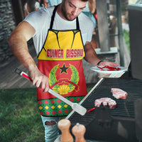 Guinea Bissau Apron with Red Yellow Green Geometric Design - Wonder Print Shop