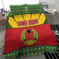 Guinea Bissau Bedding Set with Red Yellow Green Geometric Design - Wonder Print Shop