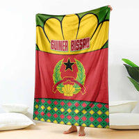 Guinea Bissau Blanket with Red Yellow Green Geometric Design - Wonder Print Shop