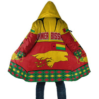 Guinea Bissau Cloak with Red Yellow Green Geometric Design - Wonder Print Shop