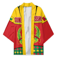 Guinea Bissau Kimono with Red Yellow Green Geometric Design - Wonder Print Shop