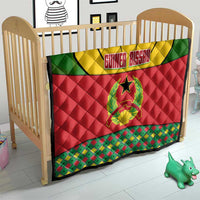 Guinea Bissau Quilt with Red Yellow Green Geometric Design - Wonder Print Shop