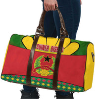Guinea Bissau Travel Bag with Red Yellow Green Geometric Design - Wonder Print Shop