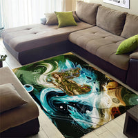 Gaia Mother Of Earth Goddess Area Rug Greek Mythology Sacred Geometry Fantasy