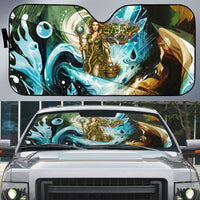 Gaia Mother Of Earth Goddess Auto Sun Shade Greek Mythology Sacred Geometry Fantasy