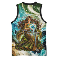 Gaia Mother Of Earth Goddess Basketball Jersey Greek Mythology Sacred Geometry Fantasy