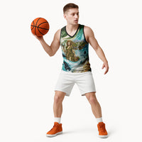 Gaia Mother Of Earth Goddess Basketball Jersey Greek Mythology Sacred Geometry Fantasy