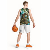 Gaia Mother Of Earth Goddess Basketball Jersey Greek Mythology Sacred Geometry Fantasy