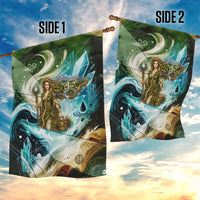 Gaia Mother Of Earth Goddess Garden Flag Greek Mythology Sacred Geometry Fantasy