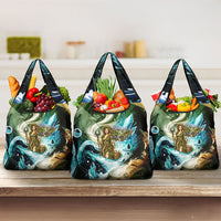Gaia Mother Of Earth Goddess Grocery Bag Greek Mythology Sacred Geometry Fantasy