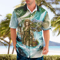 Gaia Mother Of Earth Goddess Hawaiian Shirt Greek Mythology Sacred Geometry Fantasy