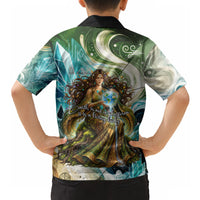 Gaia Mother Of Earth Goddess Hawaiian Shirt Greek Mythology Sacred Geometry Fantasy
