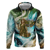 Gaia Mother Of Earth Goddess Hoodie Greek Mythology Sacred Geometry Fantasy