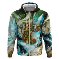 Gaia Mother Of Earth Goddess Hoodie Greek Mythology Sacred Geometry Fantasy