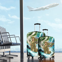 Gaia Mother Of Earth Goddess Luggage Cover Greek Mythology Sacred Geometry Fantasy