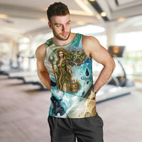 Gaia Mother Of Earth Goddess Men Tank Top Greek Mythology Sacred Geometry Fantasy