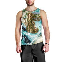Gaia Mother Of Earth Goddess Men Tank Top Greek Mythology Sacred Geometry Fantasy