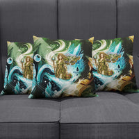 Gaia Mother Of Earth Goddess Pillow Cover Greek Mythology Sacred Geometry Fantasy