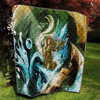 Gaia Mother Of Earth Goddess Quilt Greek Mythology Sacred Geometry Fantasy