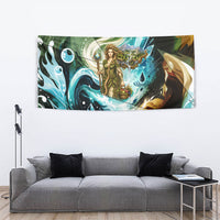 Gaia Mother Of Earth Goddess Tapestry Greek Mythology Sacred Geometry Fantasy
