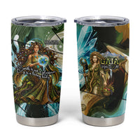 Gaia Mother Of Earth Goddess Tumbler Cup Greek Mythology Sacred Geometry Fantasy