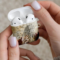 Gaia Mother Earth Sacred Eye AirPods Case Greek Vintage Botanical Sketch Esoteric Spiritual Floral