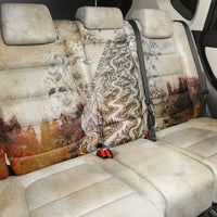 Gaia Mother Earth Sacred Eye Back Car Seat Cover Greek Vintage Botanical Sketch Esoteric Spiritual Floral