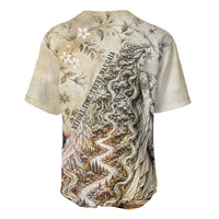 Gaia Mother Earth Sacred Eye Baseball Jersey Greek Vintage Botanical Sketch Esoteric Spiritual Floral
