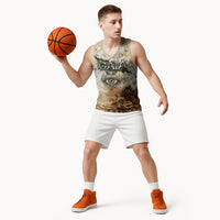 Gaia Mother Earth Sacred Eye Basketball Jersey Greek Vintage Botanical Sketch Esoteric Spiritual Floral