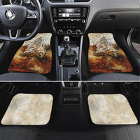 Gaia Mother Earth Sacred Eye Car Mats Greek Vintage Botanical Sketch Esoteric Spiritual Floral