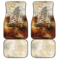 Gaia Mother Earth Sacred Eye Car Mats Greek Vintage Botanical Sketch Esoteric Spiritual Floral