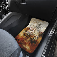 Gaia Mother Earth Sacred Eye Car Mats Greek Vintage Botanical Sketch Esoteric Spiritual Floral