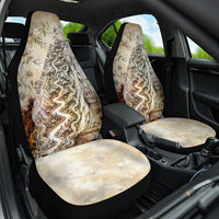 Gaia Mother Earth Sacred Eye Car Seat Cover Greek Vintage Botanical Sketch Esoteric Spiritual Floral