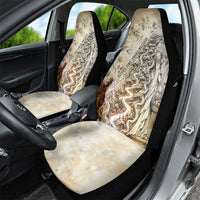Gaia Mother Earth Sacred Eye Car Seat Cover Greek Vintage Botanical Sketch Esoteric Spiritual Floral