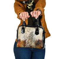 Gaia Mother Earth Sacred Eye Shoulder Handbag Greek Vintage Botanical Sketch Esoteric Spiritual Floral