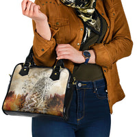 Gaia Mother Earth Sacred Eye Shoulder Handbag Greek Vintage Botanical Sketch Esoteric Spiritual Floral