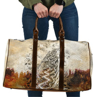 Gaia Mother Earth Sacred Eye Travel Bag Greek Vintage Botanical Sketch Esoteric Spiritual Floral