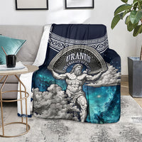 Uranus Greek God Of The Sky Blanket Greek Mythology Celestial Zodiac Constellation Vintage