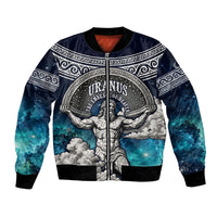 Uranus Greek God Of The Sky Bomber Jacket Greek Mythology Celestial Zodiac Constellation Vintage