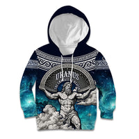 Uranus Greek God Of The Sky Kid Hoodie Greek Mythology Celestial Zodiac Constellation Vintage