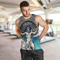 Uranus Greek God Of The Sky Men Tank Top Greek Mythology Celestial Zodiac Constellation Vintage