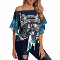 Uranus Greek God Of The Sky Off Shoulder Wrap Waist Top Greek Mythology Celestial Zodiac Constellation Vintage