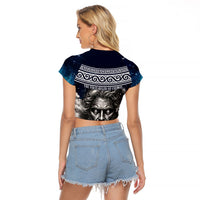 Uranus Greek God Of The Sky Raglan Cropped T Shirt Greek Mythology Celestial Zodiac Constellation Vintage