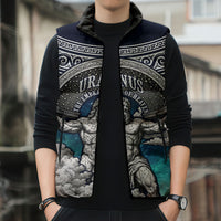 Uranus Greek God Of The Sky Sleeveless Puffer Jacket Greek Mythology Celestial Zodiac Constellation Vintage