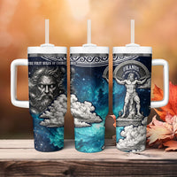 Uranus Greek God Of The Sky Tumbler With Handle Greek Mythology Celestial Zodiac Constellation Vintage