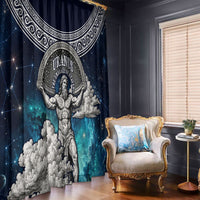 Uranus Greek God Of The Sky Window Curtain Greek Mythology Celestial Zodiac Constellation Vintage